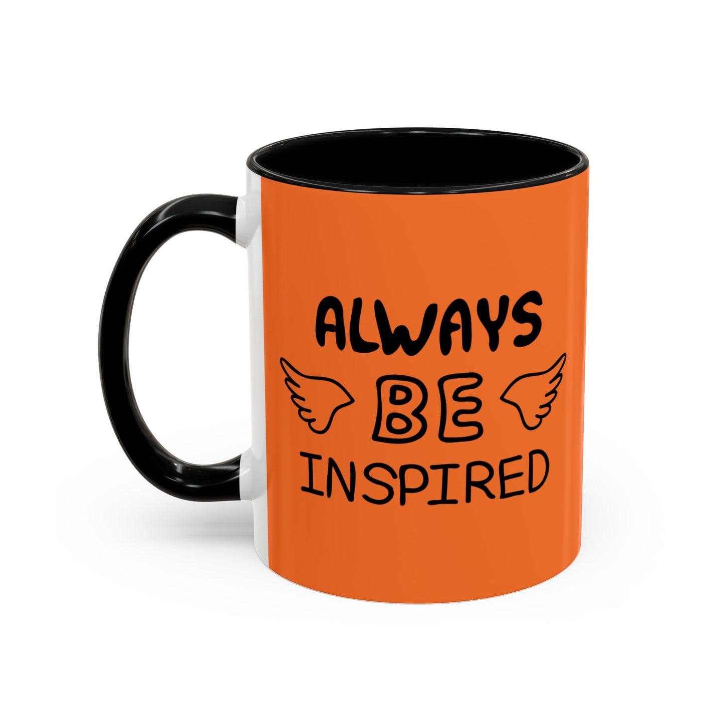 Always Be Inspired Accent Coffee Mug (11, 15oz)