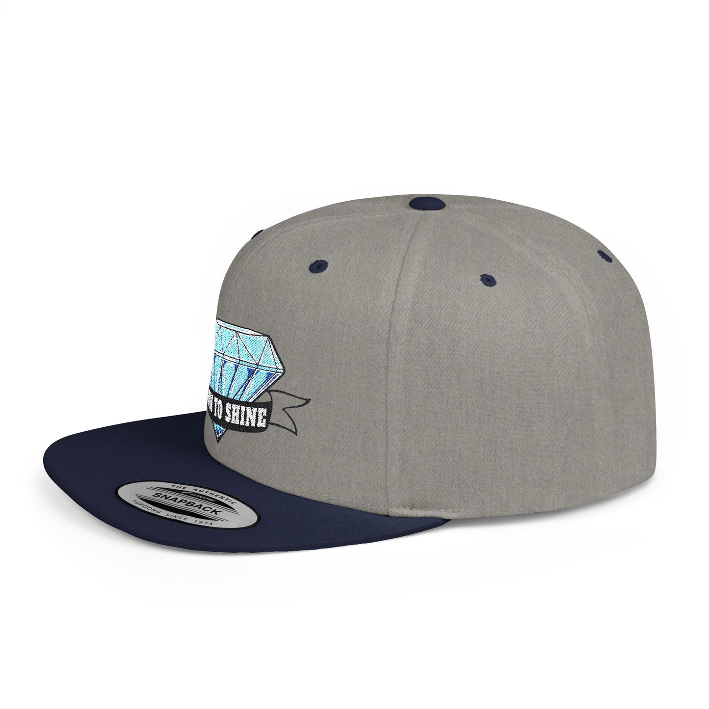 Born To Shine Flat Bill Snapback