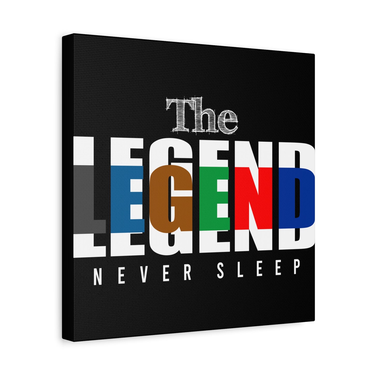 The Legend Matte Canvas, Stretched, 1.25"