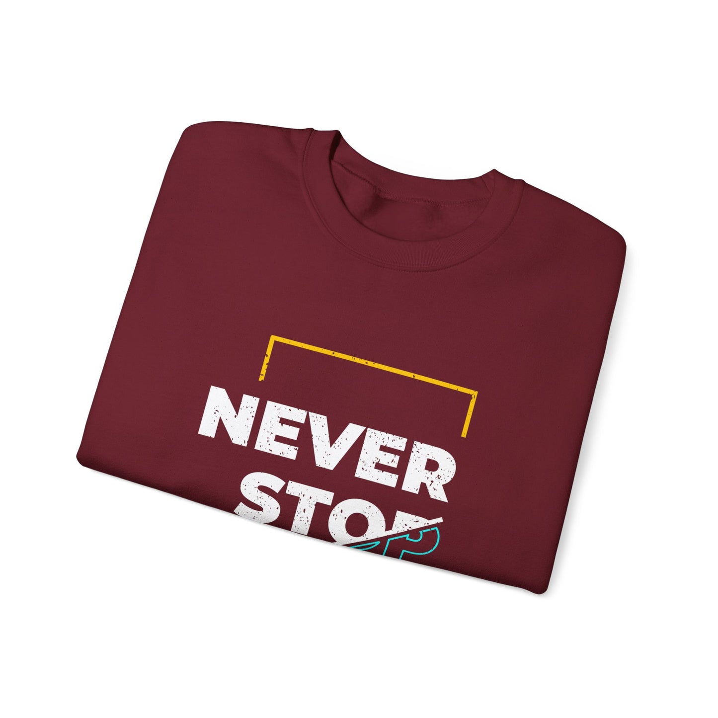 Never Stop Hope Unisex Heavy Blend™ Crewneck Sweatshirt