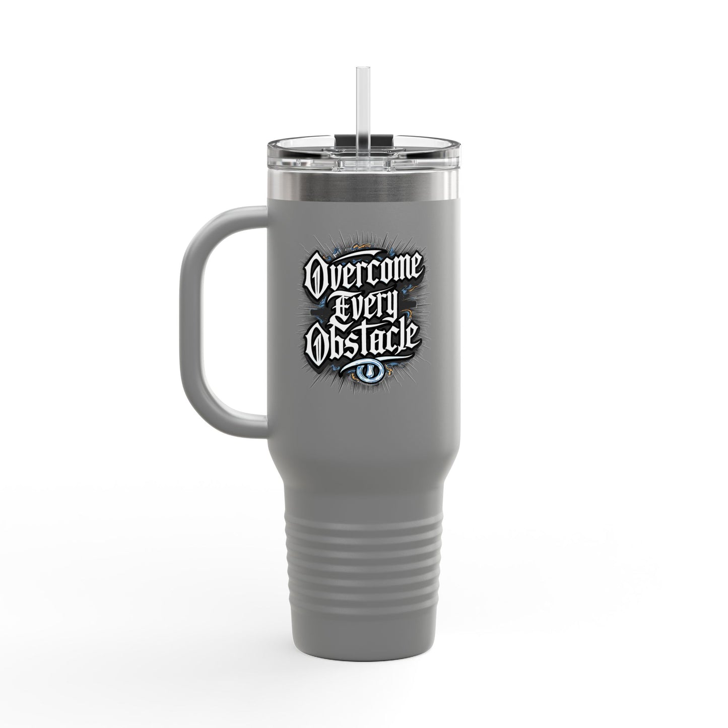 Overcome Every Obstacle Insulated Travel Mug, 40oz