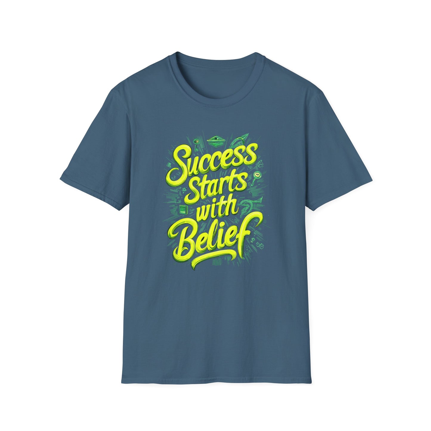 Success Starts With Belief Unisex Softstyle T-Shirt