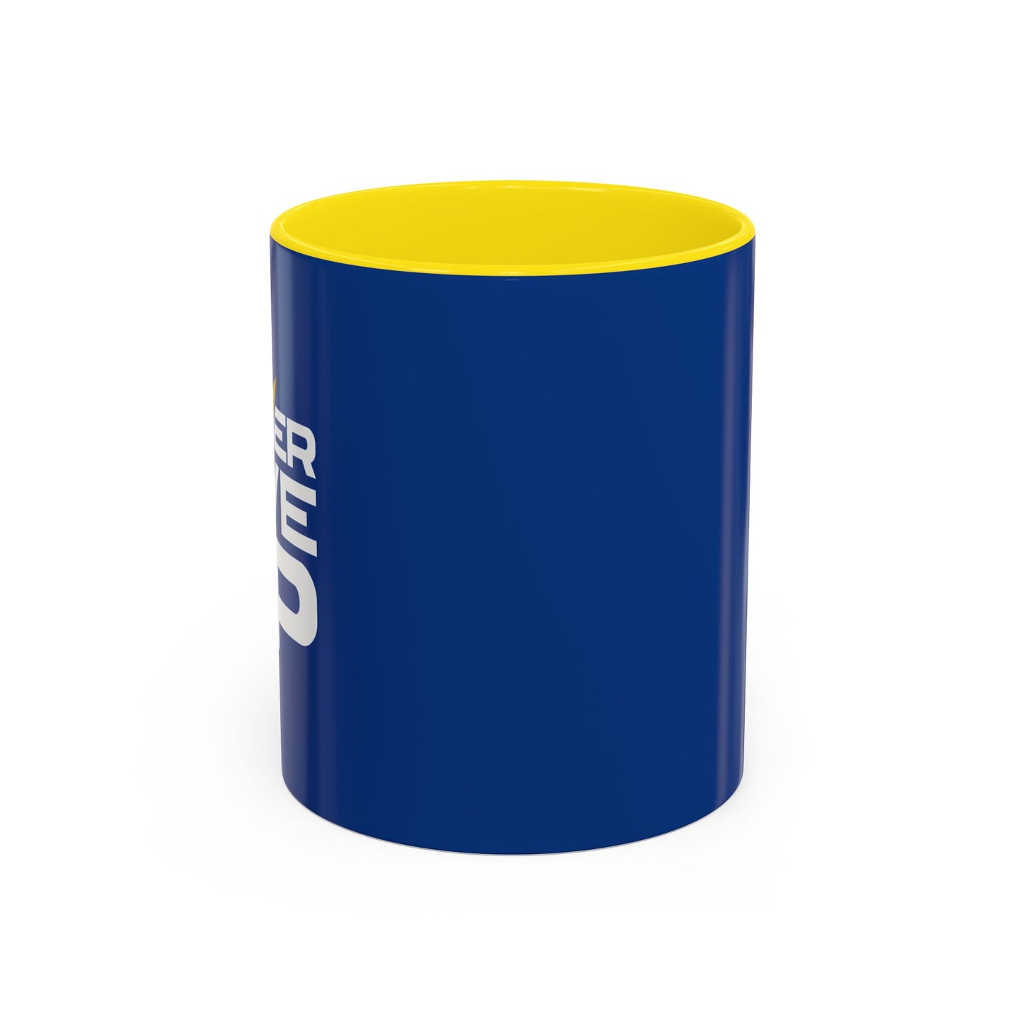 Never Give Up Accent Coffee Mug (11, 15oz)