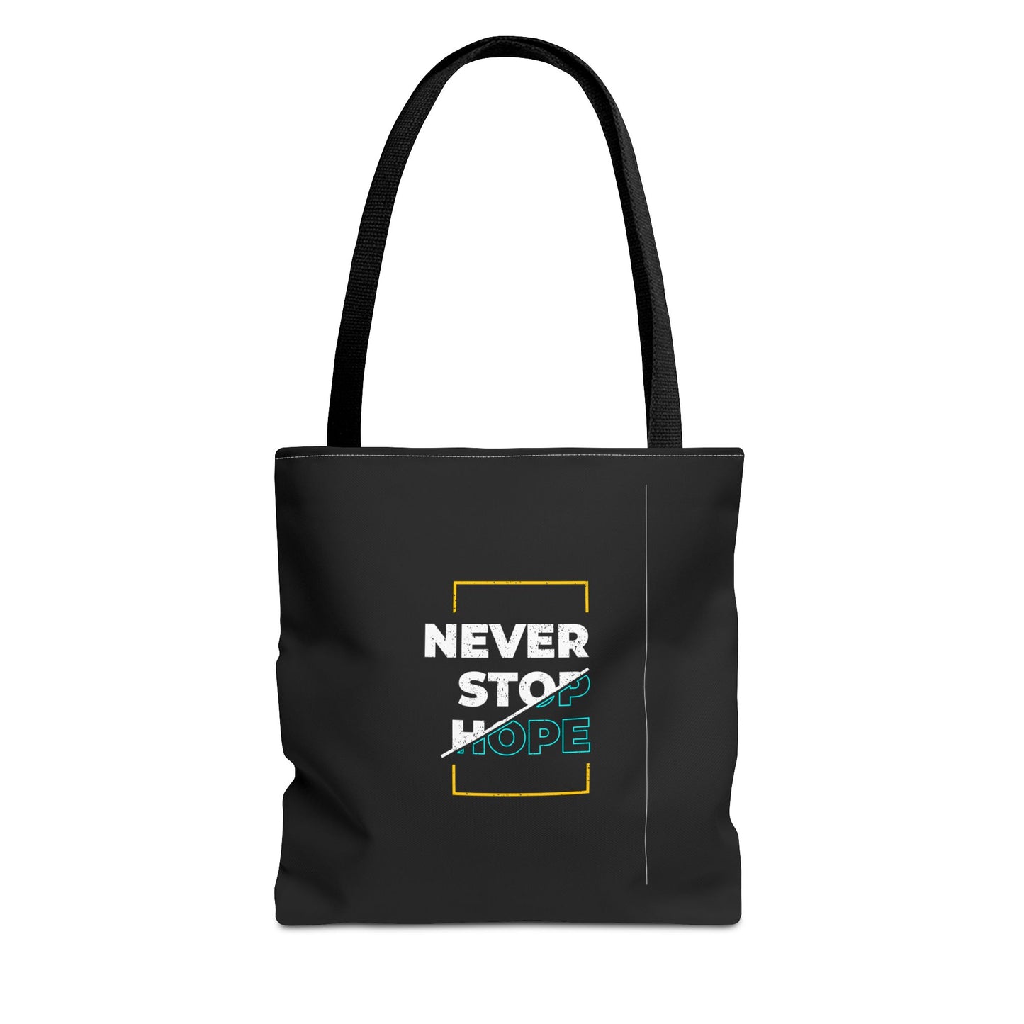 Never Stop Hope Tote Bag (AOP)