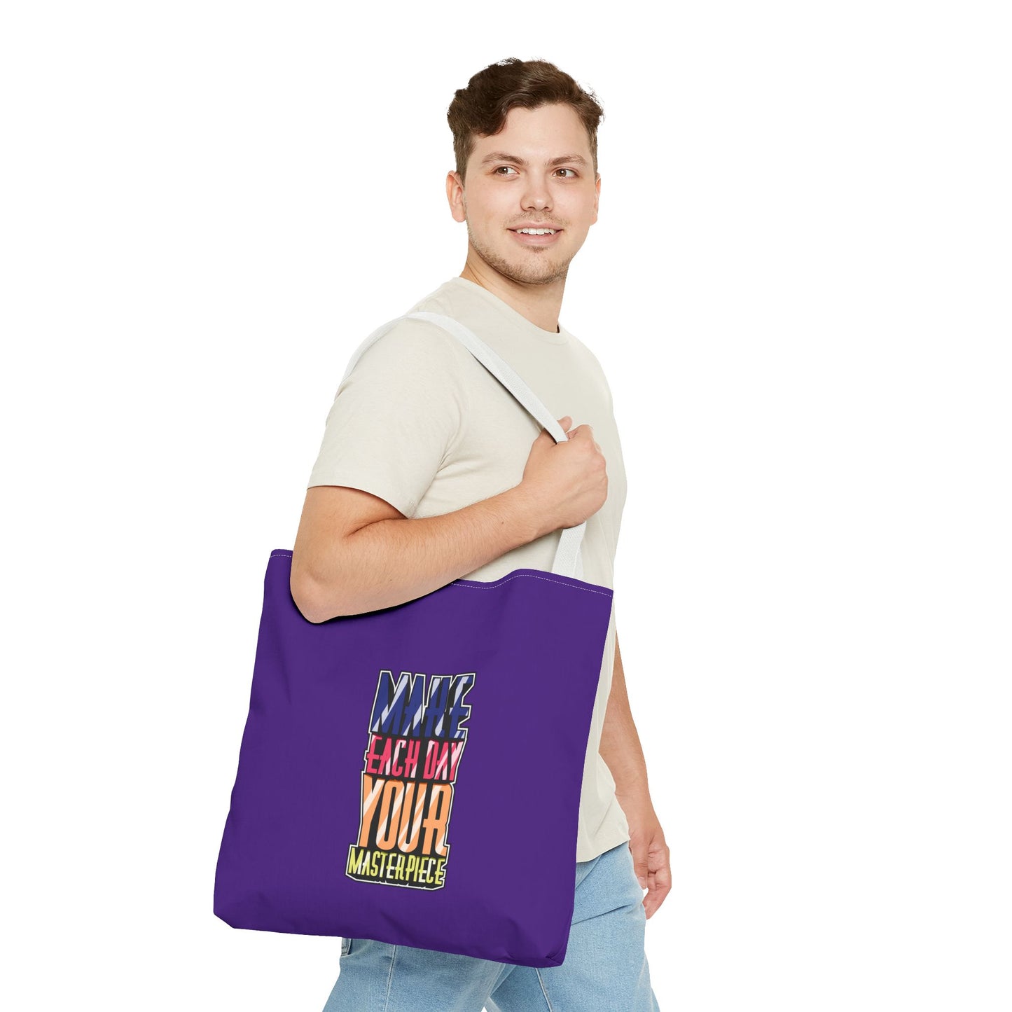 Make Each Day Your Masterpiece Tote Bag (AOP)
