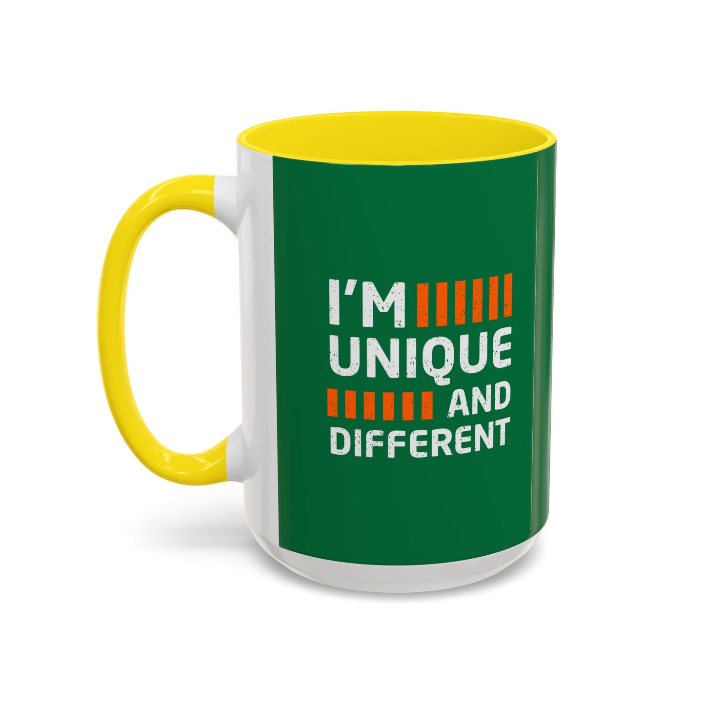 I'm Unique And Different Accent Coffee Mug (11, 15oz)