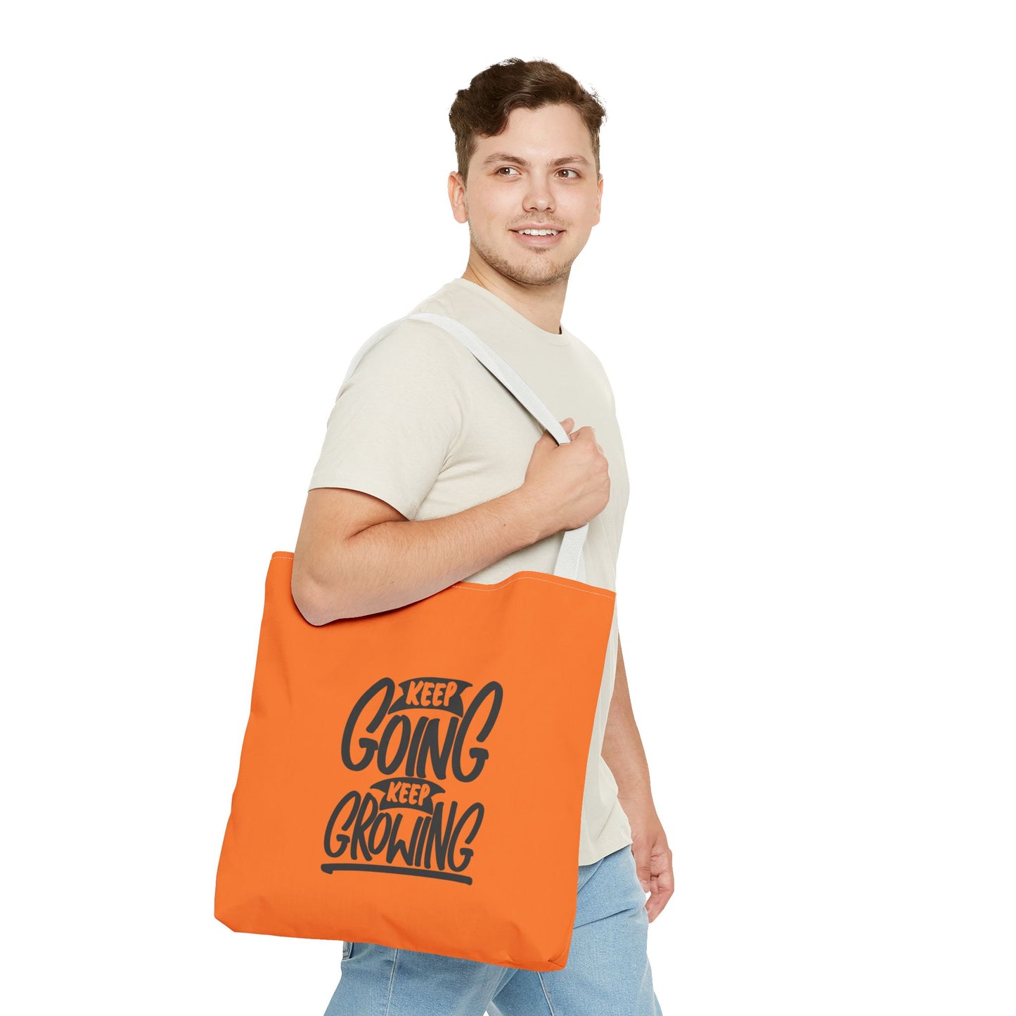 Keep Going Keep Growing Tote Bag (AOP)