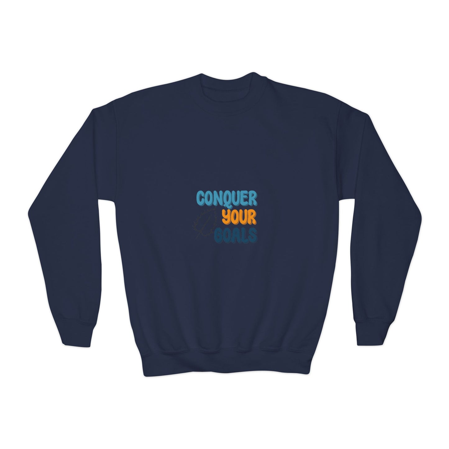 Conquer Your Goals Youth Crewneck Sweatshirt