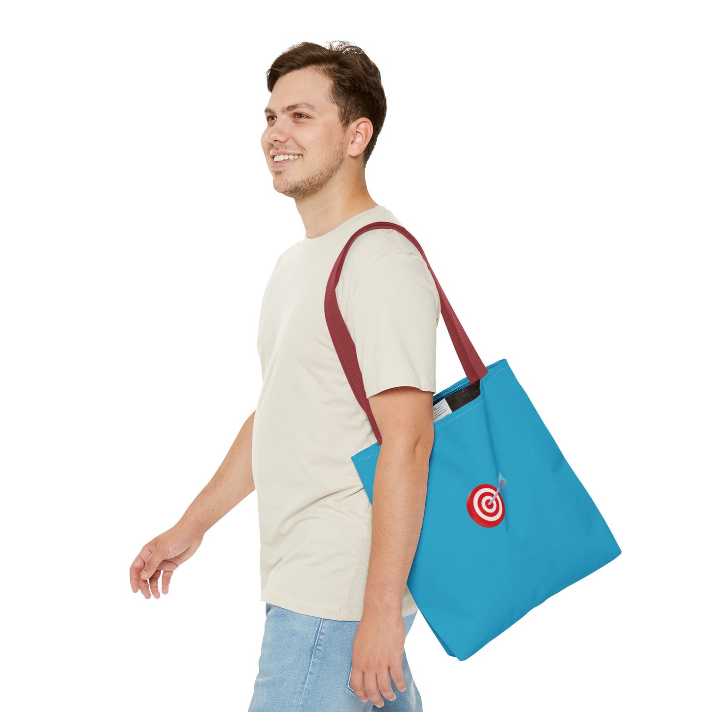 3d Render Arroe Hit The Center Of Target Or Goal Of Success Tote Bag (AOP)