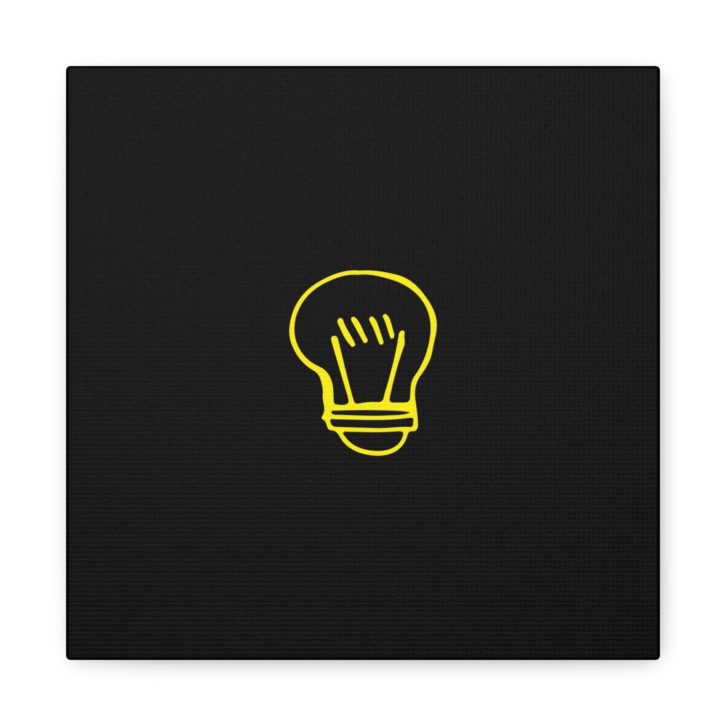 Drawing Light Bulb Matte Canvas, Stretched, 1.25"