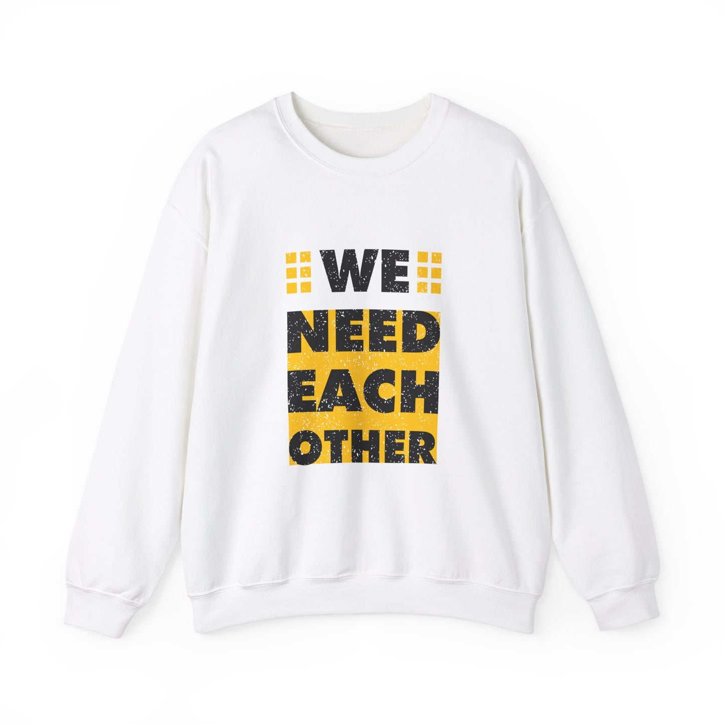 We Need Each Other Unisex Heavy Blend™ Crewneck Sweatshirt