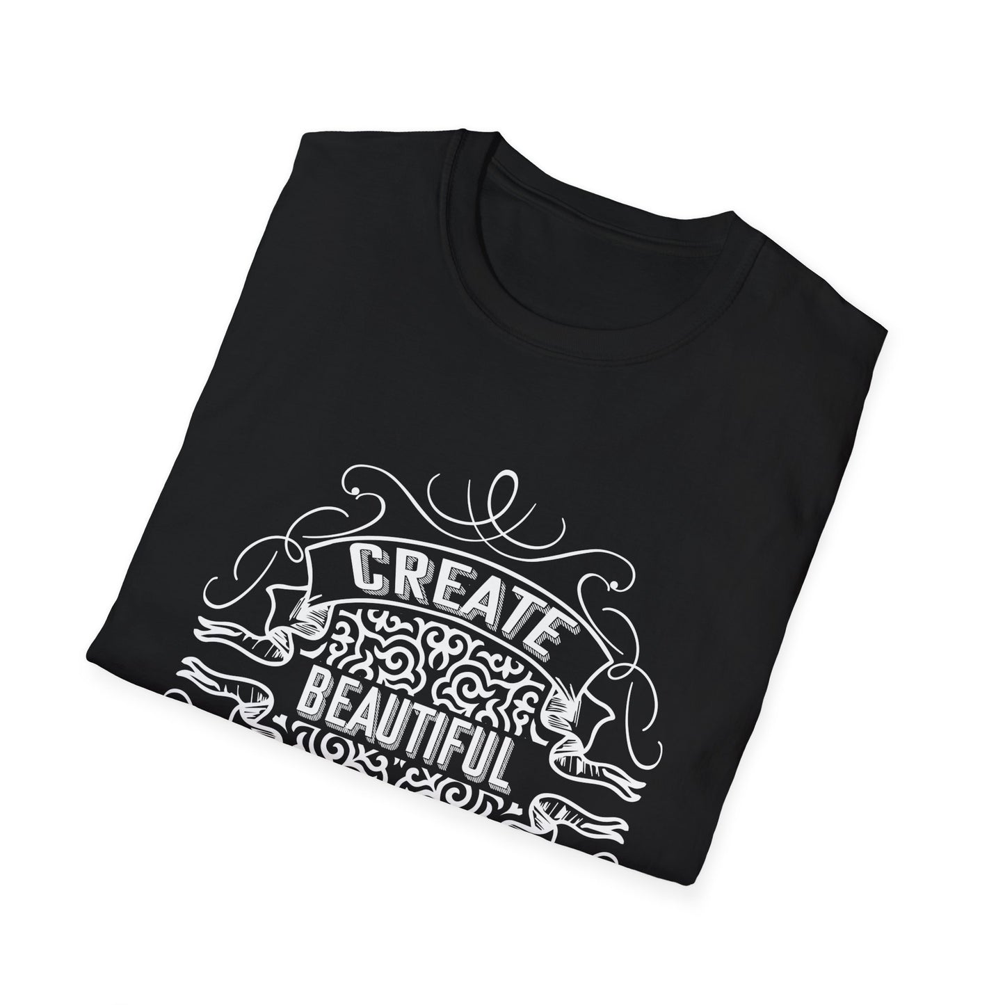 Create Beautiful Things Unisex Softstyle T-Shirt