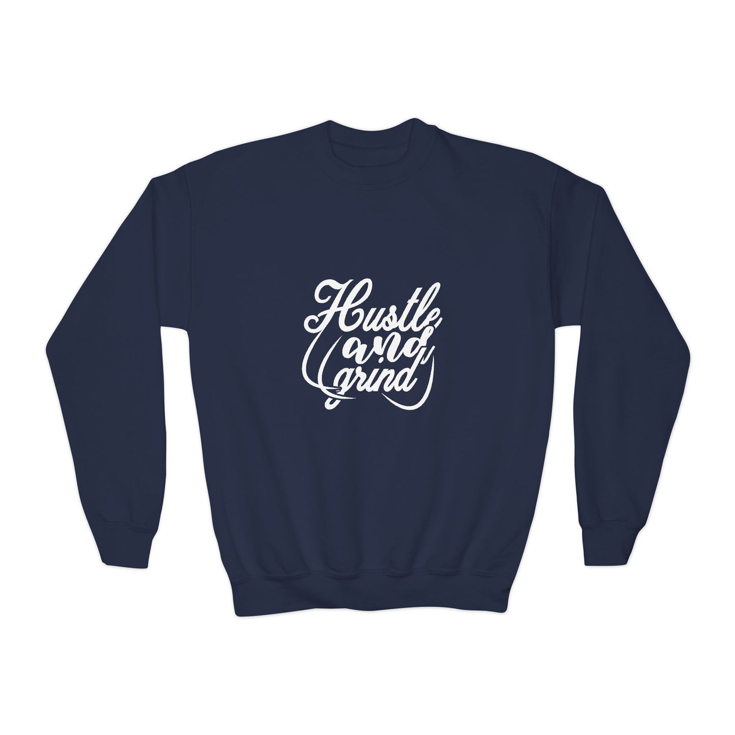 Hustle And Grind Youth Crewneck Sweatshirt