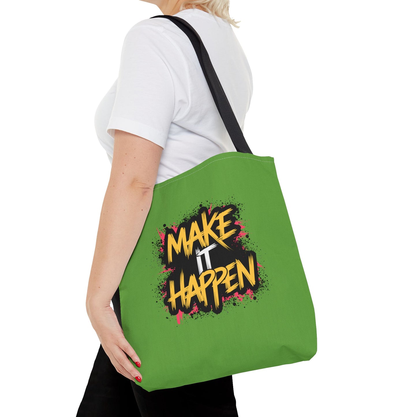 Make It Happen Tote Bag (AOP)