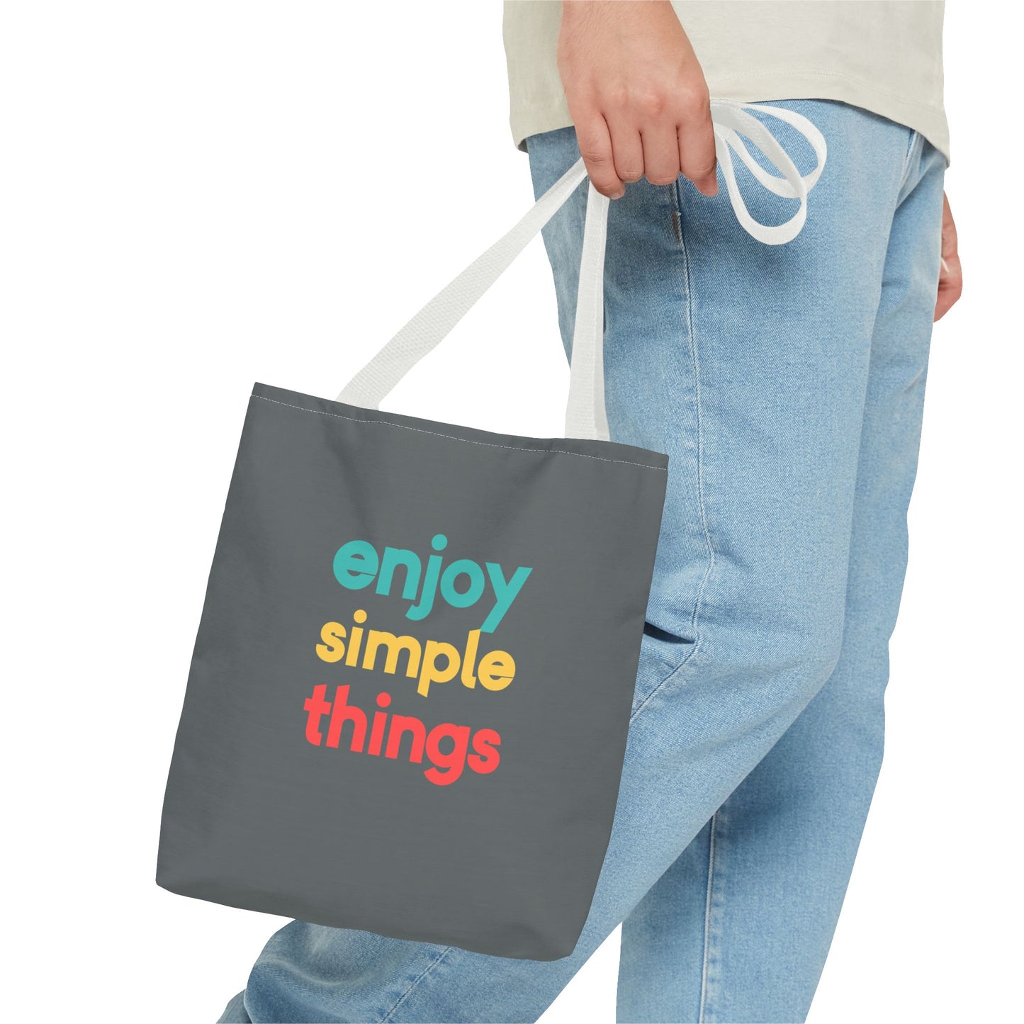 Enjoy Simple Things Tote Bag (AOP)