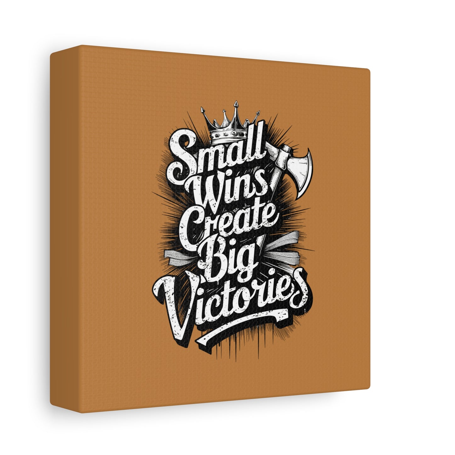 Small Wings Create Big Victories Matte Canvas, Stretched, 1.25"