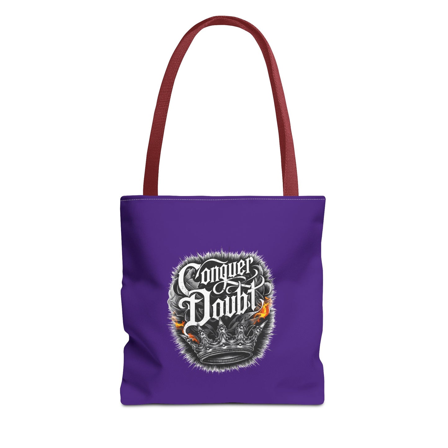 Conquer Doubt Tote Bag (AOP)