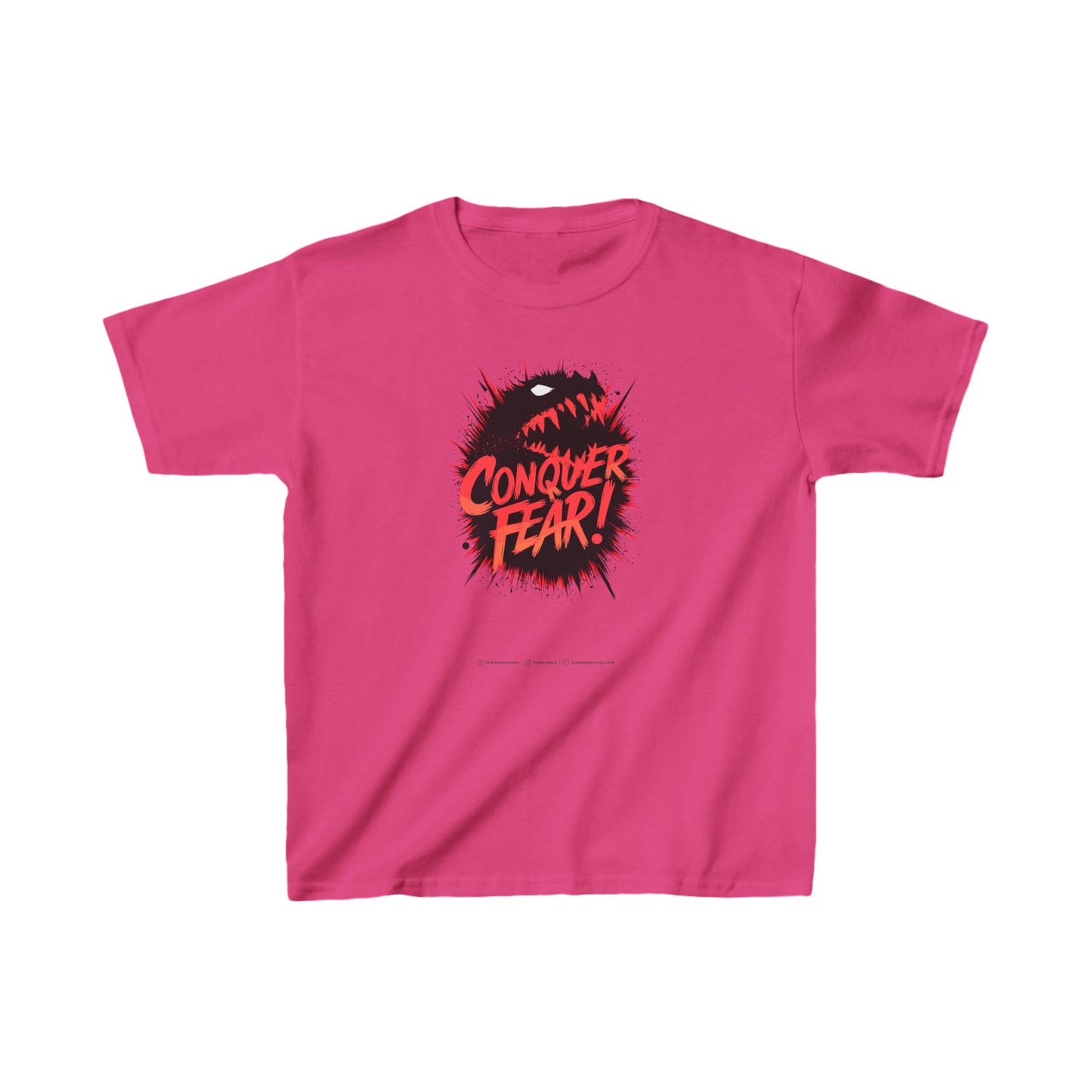 Conquer Fear! Kids Heavy Cotton™ Tee