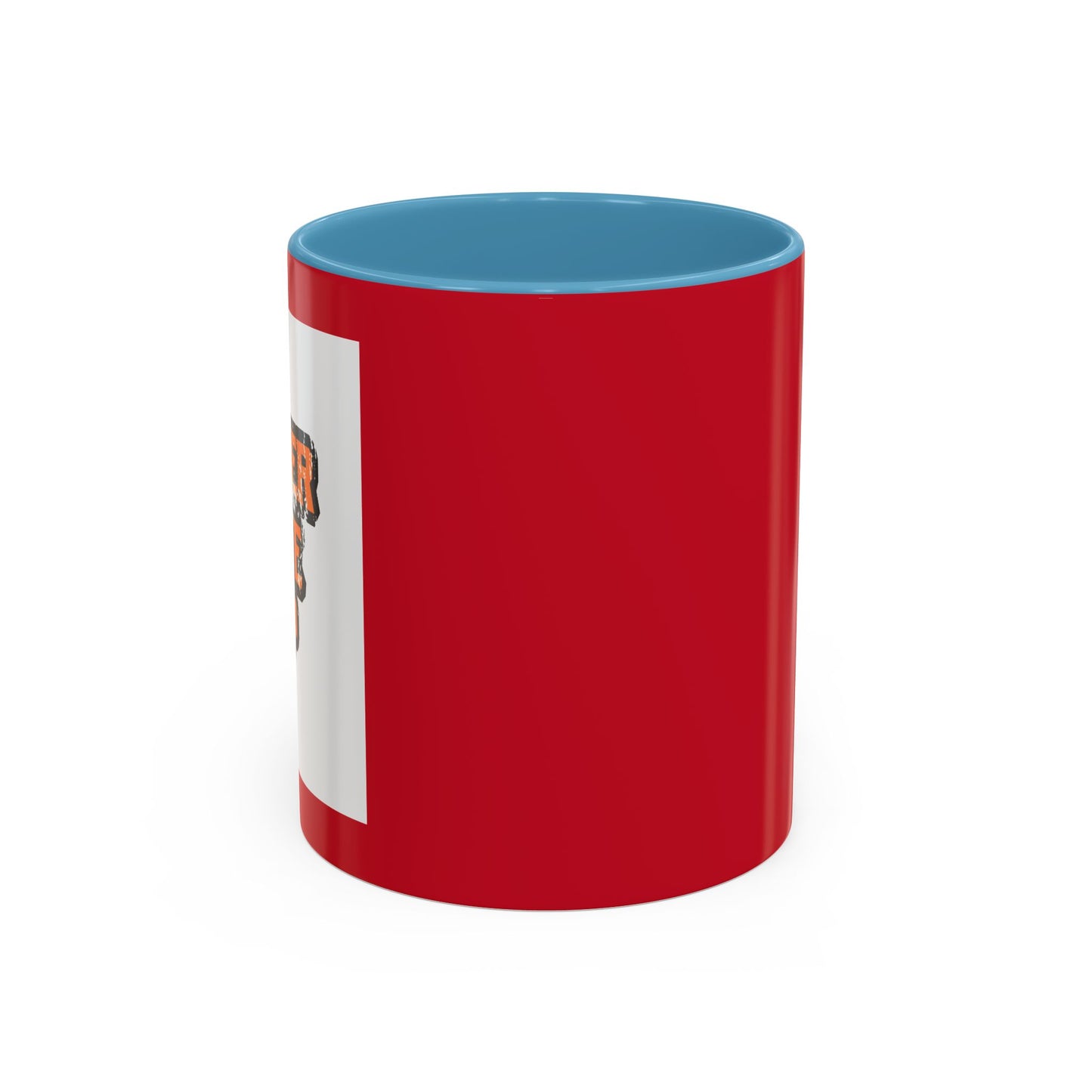 Never Give Up Accent Coffee Mug (11, 15oz)