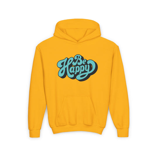 Be Happy Youth Heavy Blend Hooded Sweatshirt