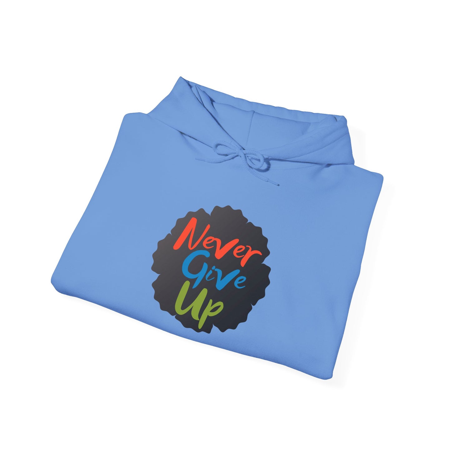 Never Give Up Unisex Heavy Blend™ Hooded Sweatshirt