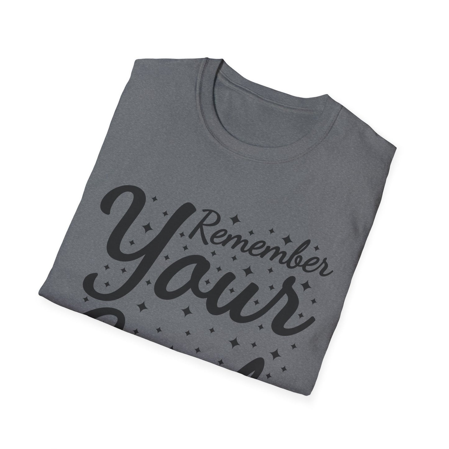 remember your goals Unisex Softstyle T-Shirt