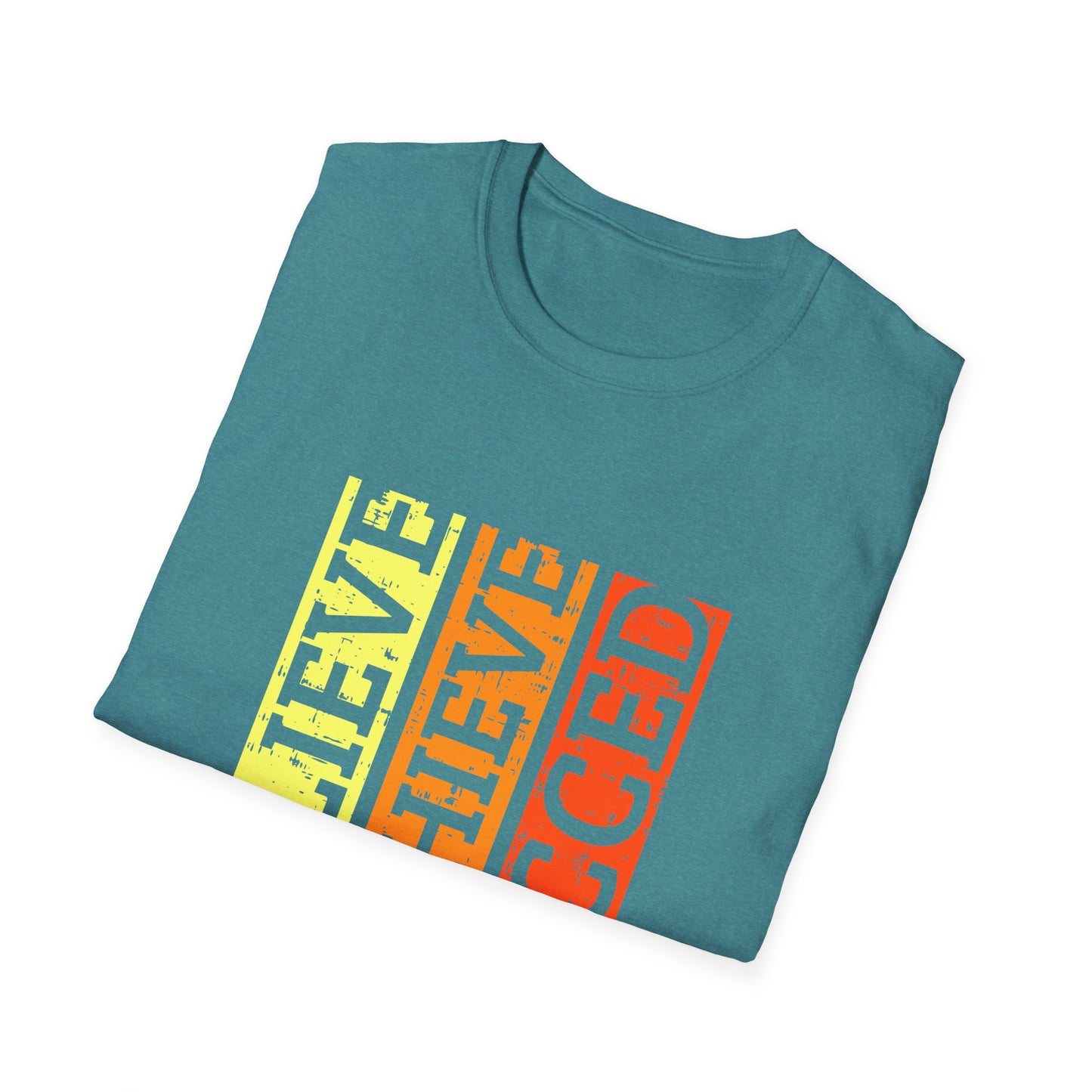 Belive Achieve Succed Unisex Softstyle T-Shirt