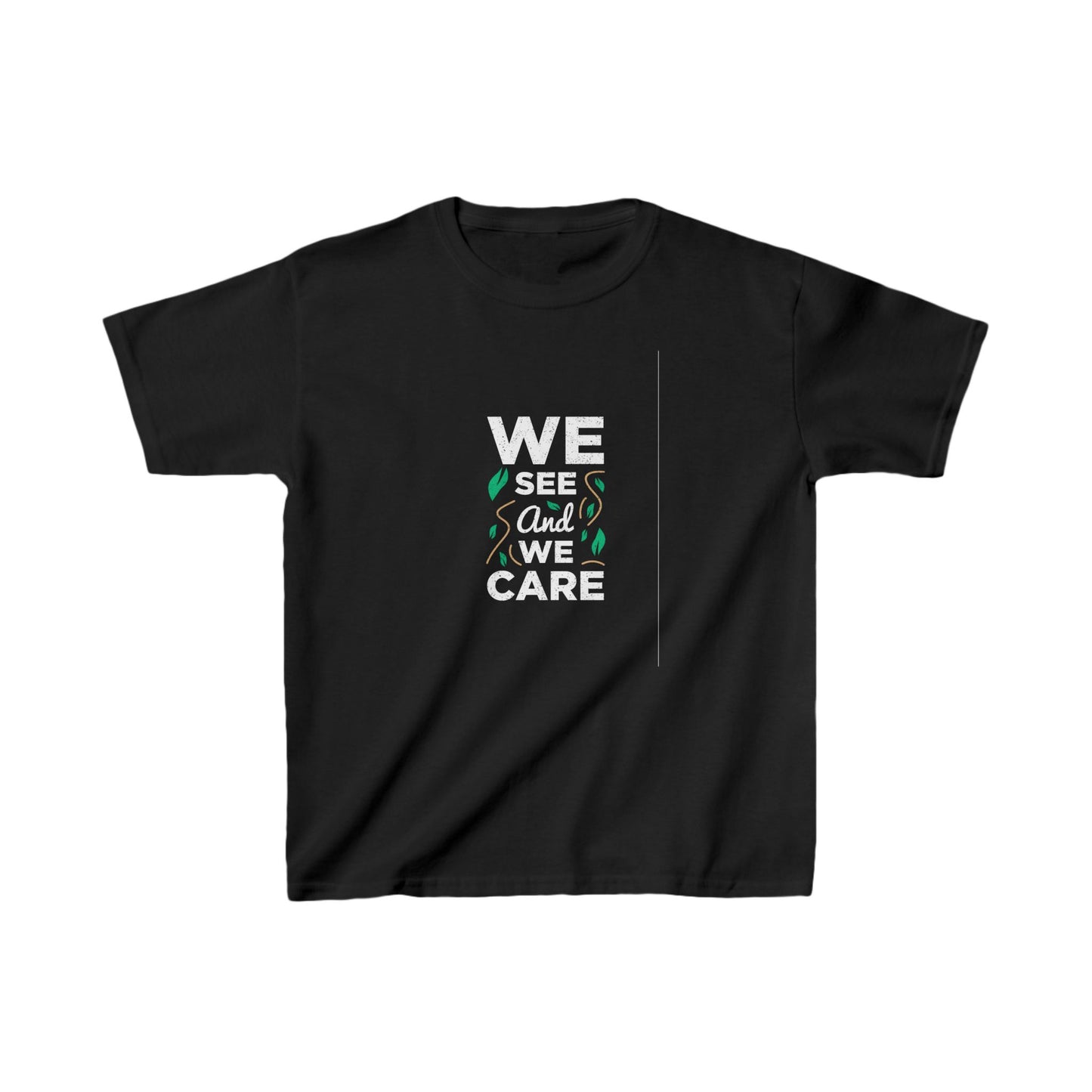 We See And We Care Kids Heavy Cotton™ Tee