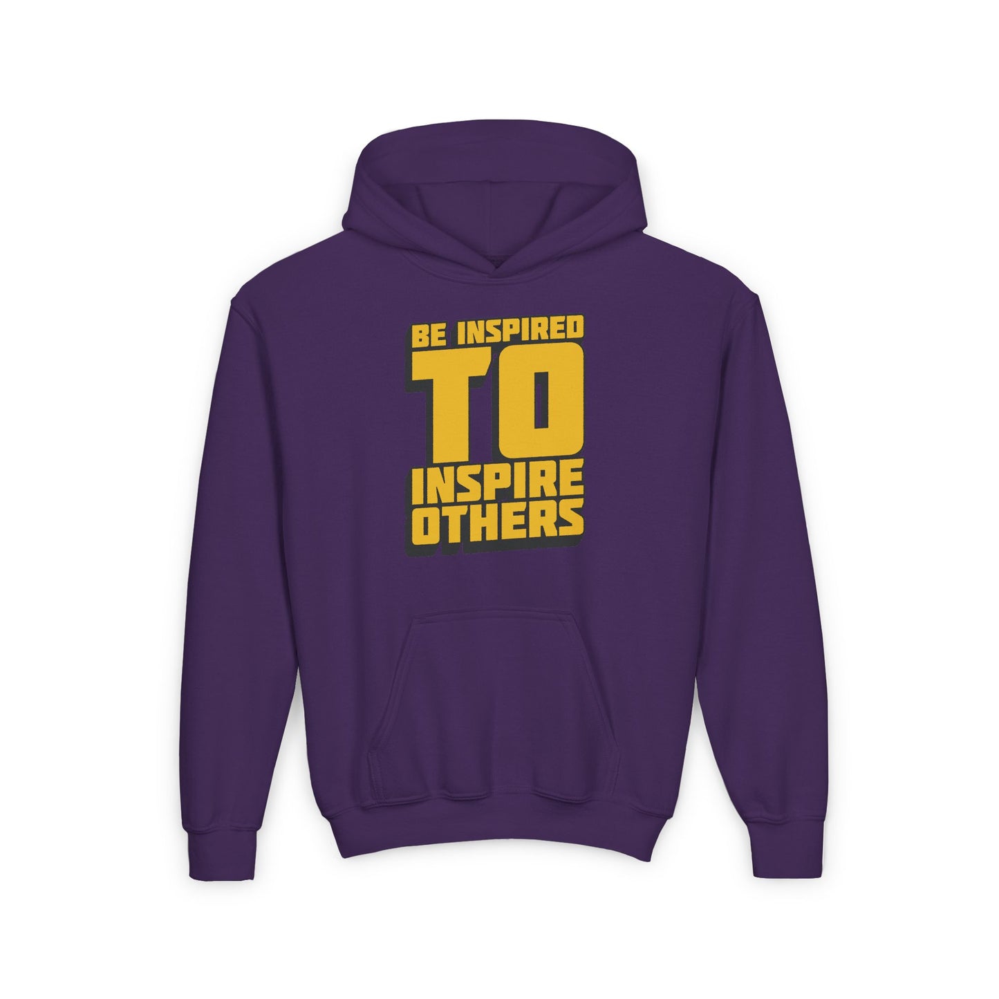 Be Inspired To Inspire Others Youth Heavy Blend Hooded Sweatshirt