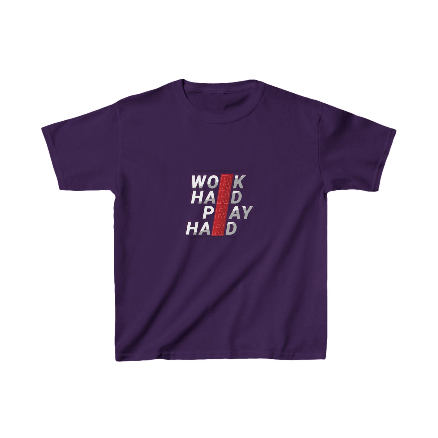 Work Hard Pray Hard Kids Heavy Cotton™ Tee