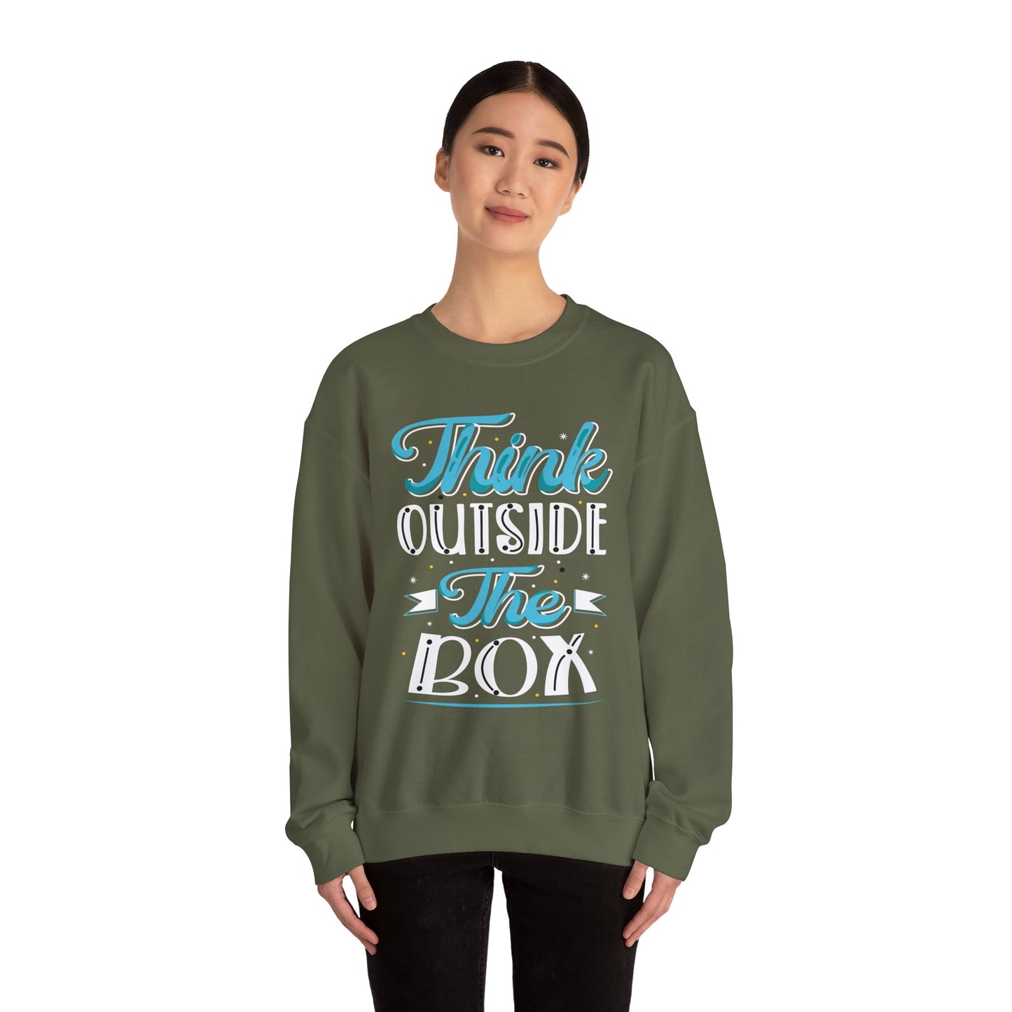 Think Outside The Box Unisex Heavy Blend™ Crewneck Sweatshirt