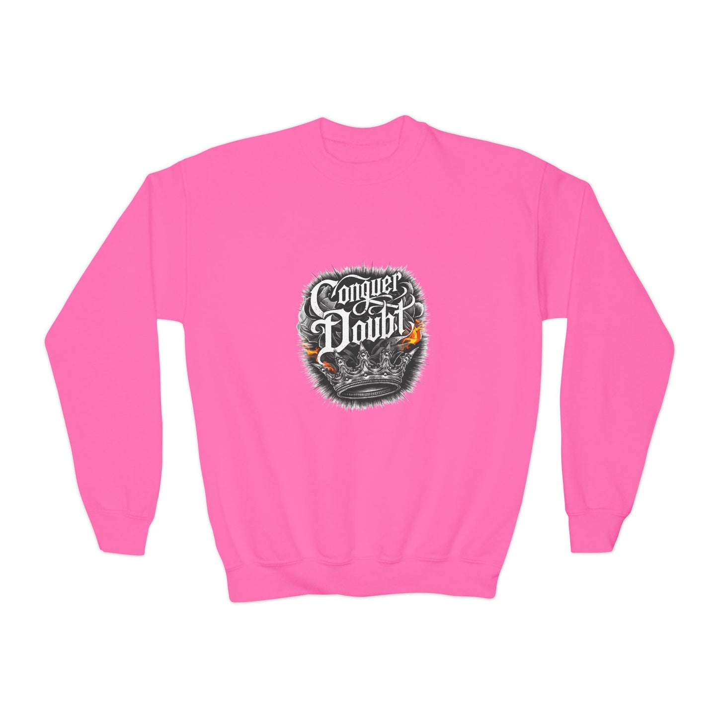 Conquer Doubt Youth Crewneck Sweatshirt