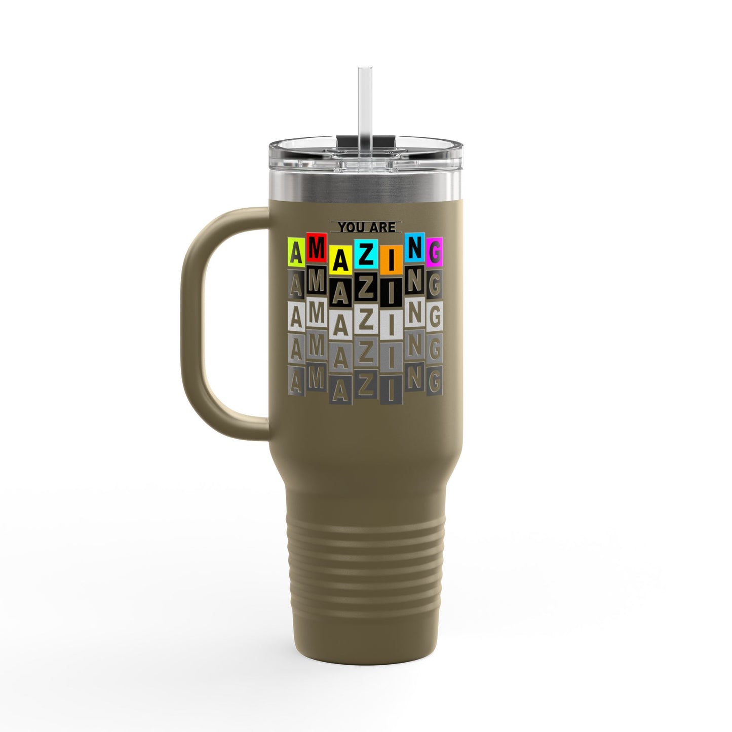You Are Amazing Insulated Travel Mug, 40oz