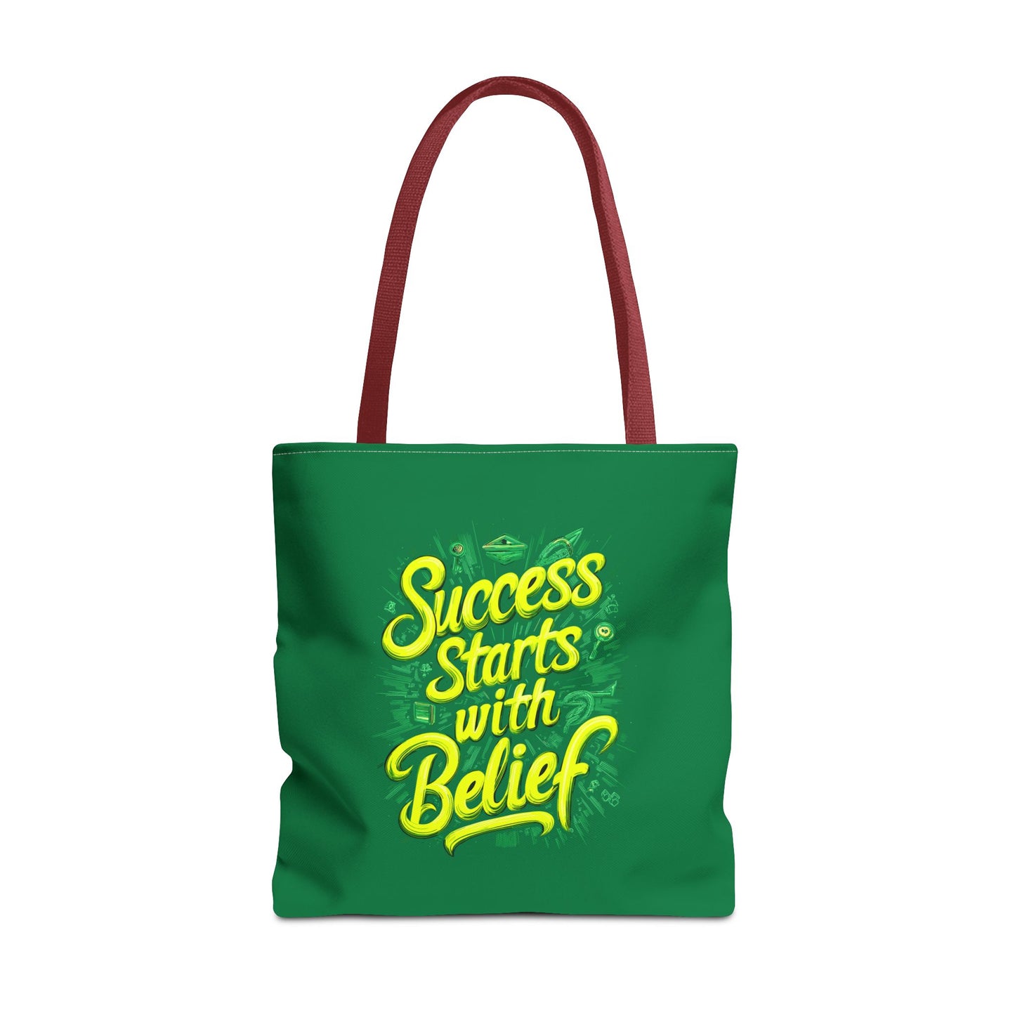 Success Starts With Belief Tote Bag (AOP)