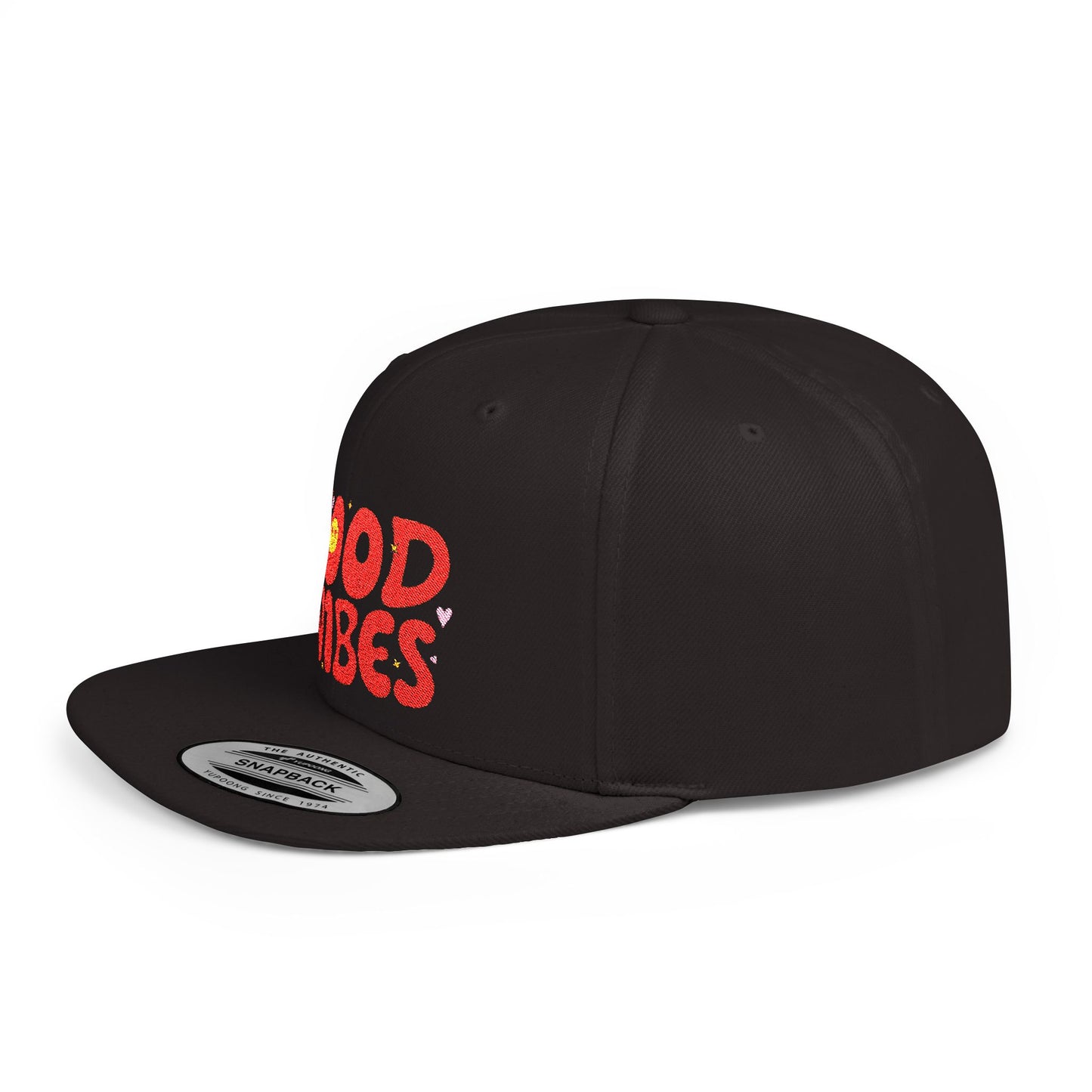Good Vibes Flat Bill Snapback