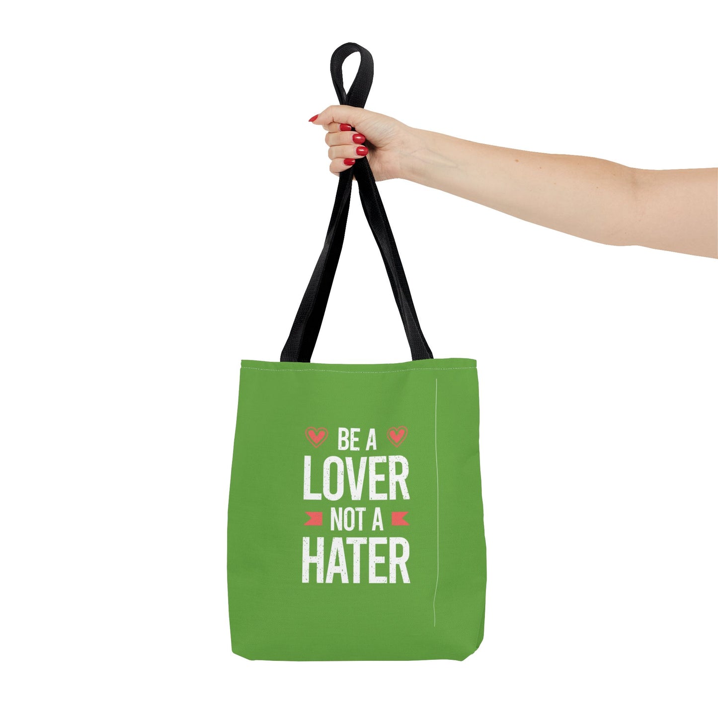 Be A Lover Not A Hater Tote Bag (AOP)