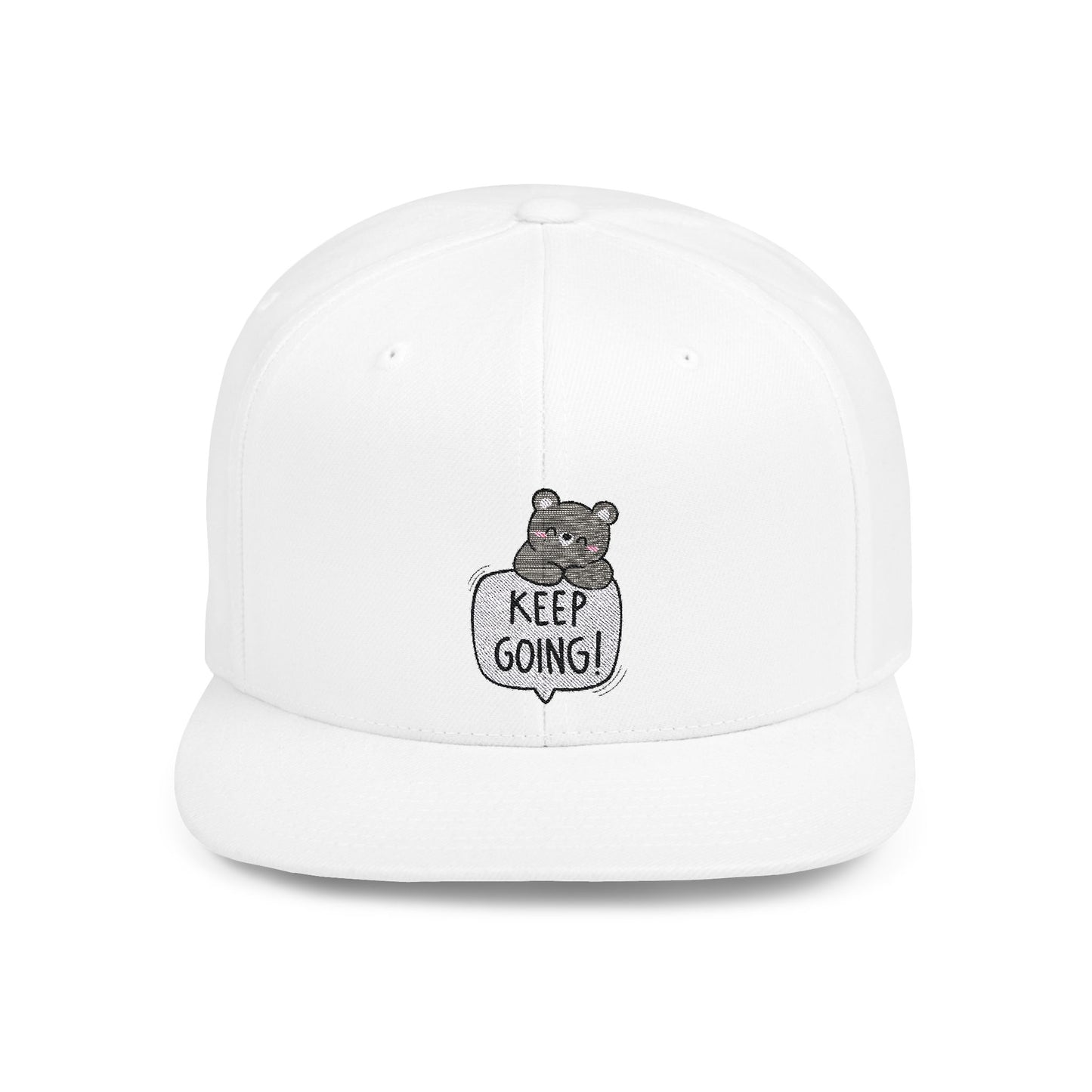 Keep Going Flat Bill Snapback