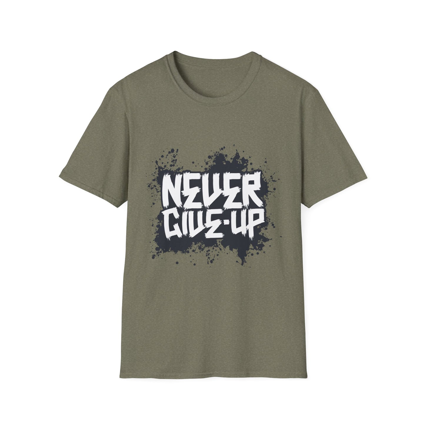Never Give Up Unisex Softstyle T-Shirt