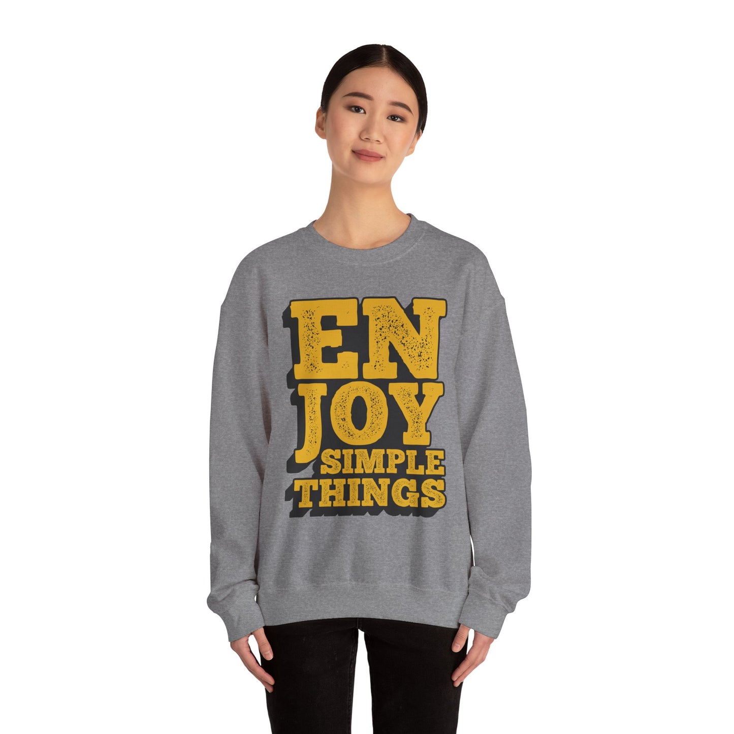 Enjoy Simple Things Unisex Heavy Blend™ Crewneck Sweatshirt