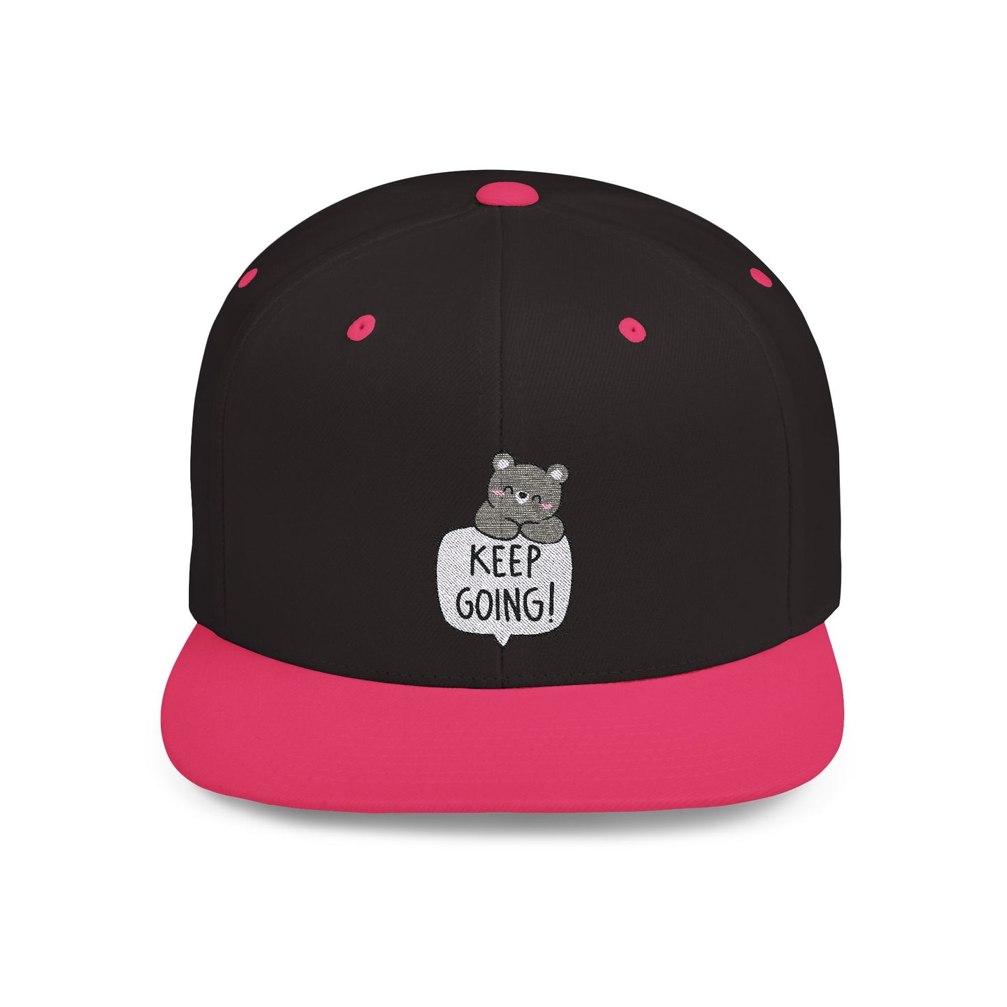 Keep Going Flat Bill Snapback