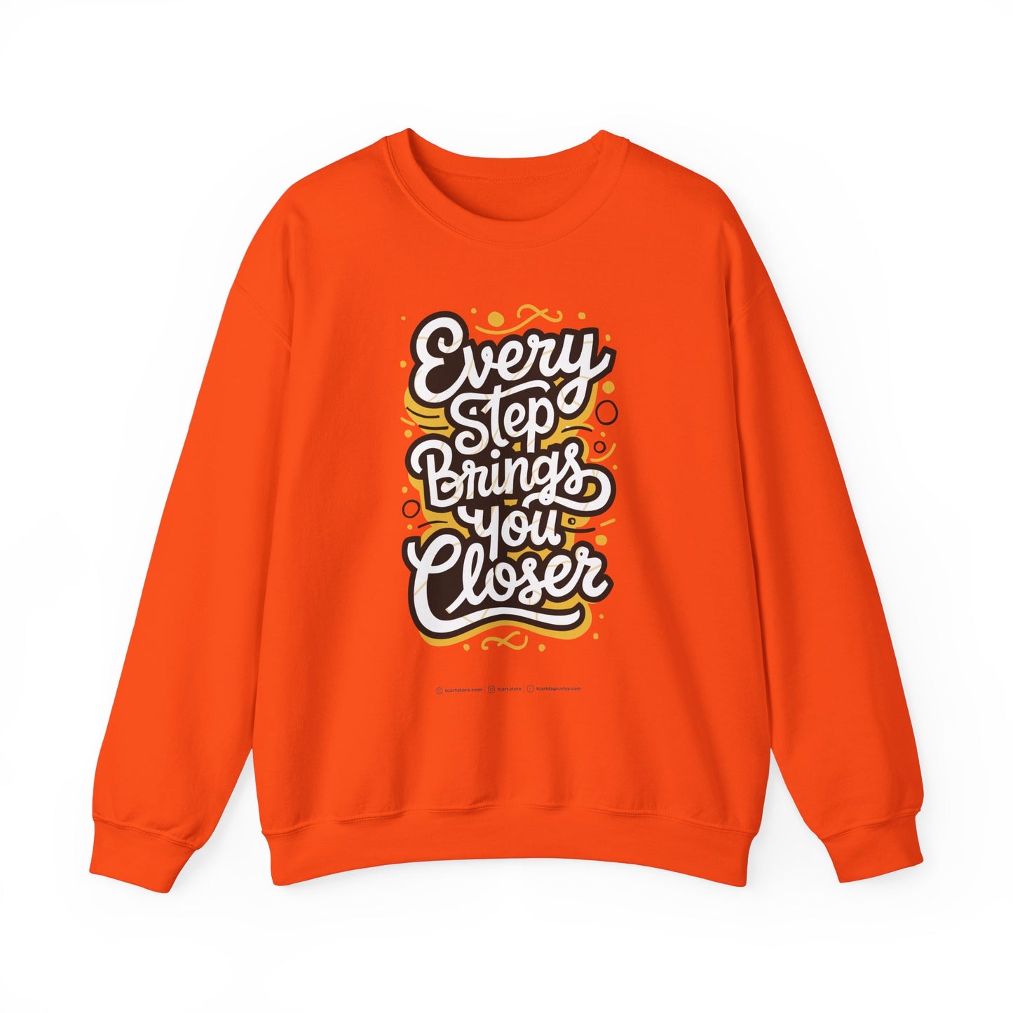 Every Step Brings You Closer Unisex Heavy Blend™ Crewneck Sweatshirt