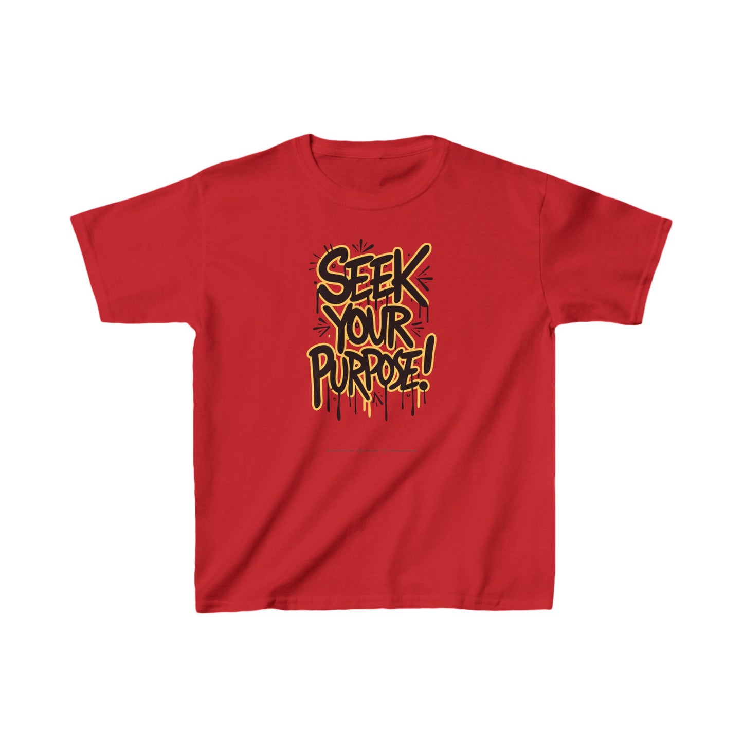 Seek Your Purpose! Kids Heavy Cotton™ Tee
