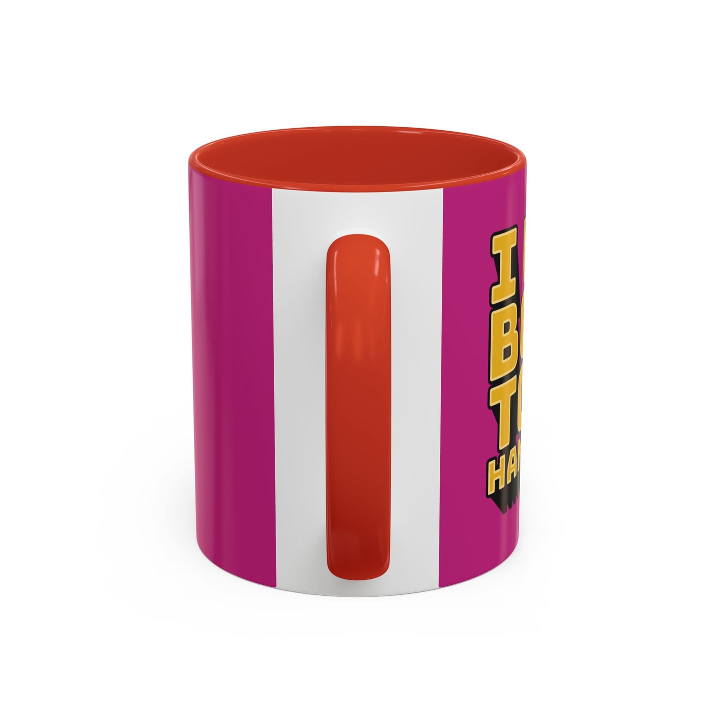 I Was Born To Be Handsome Accent Coffee Mug (11, 15oz)