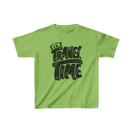 It's Travel Time Kids Heavy Cotton™ Tee