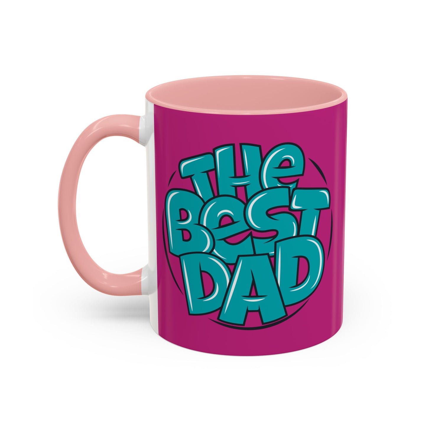 The Best Dad Accent Coffee Mug (11, 15oz)