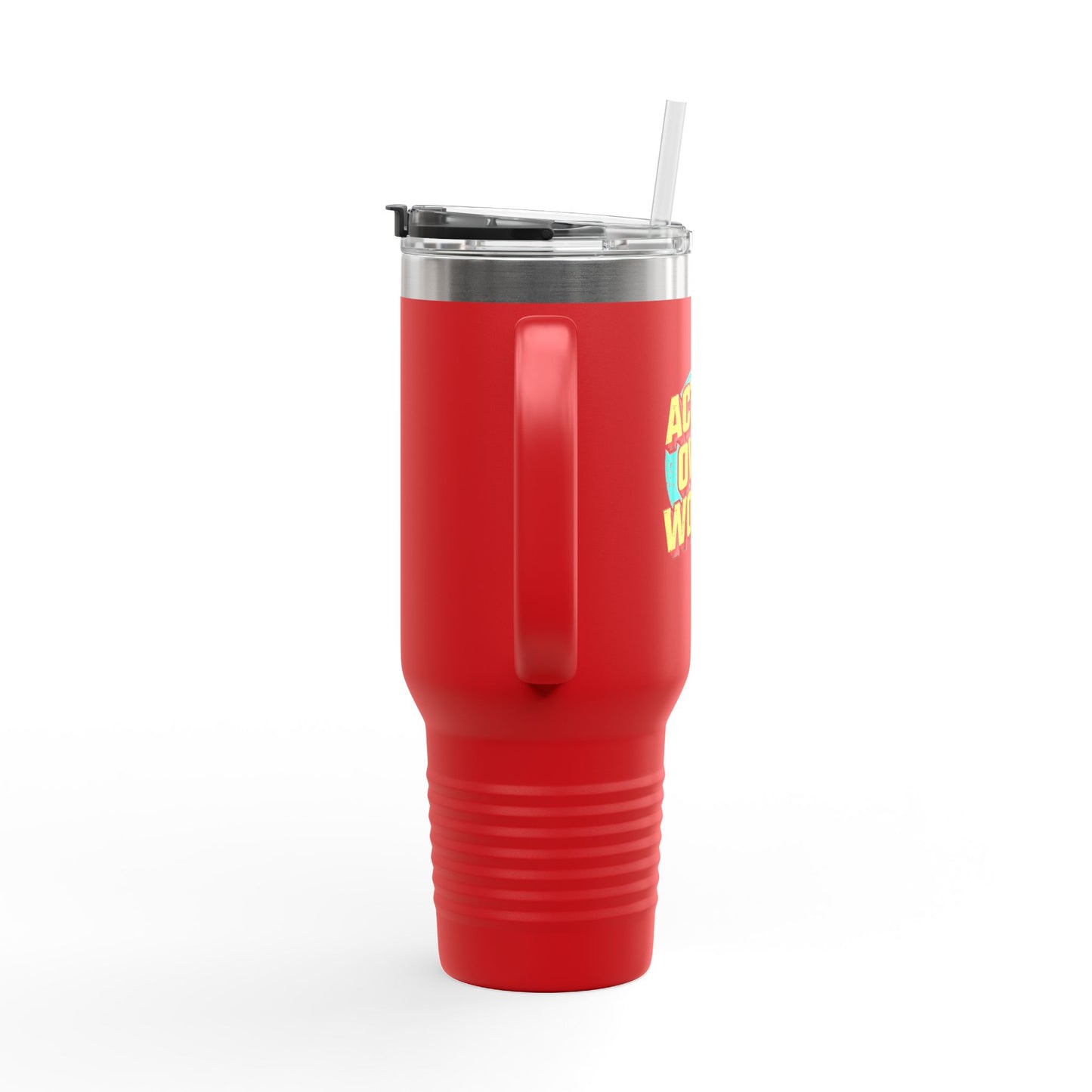Action Over Words Insulated Travel Mug, 40oz