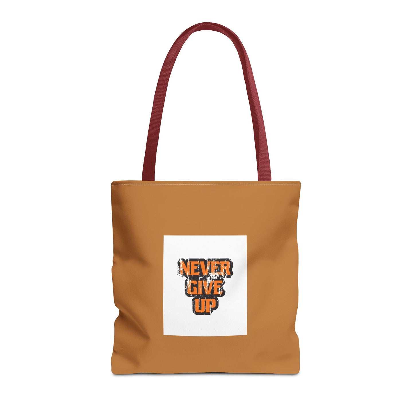 Never Give Up Tote Bag (AOP)