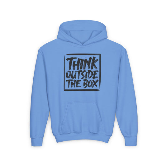 Think Outside The Box Youth Heavy Blend Hooded Sweatshirt
