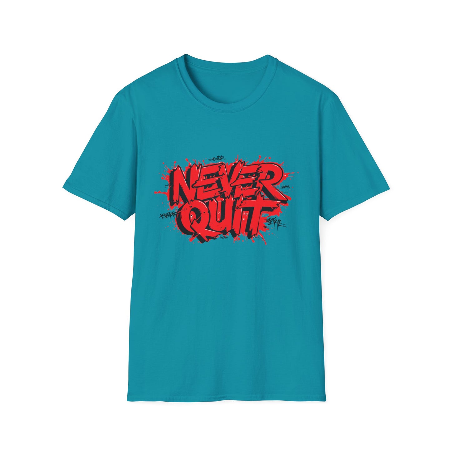 Never Quit Unisex Softstyle T-Shirt