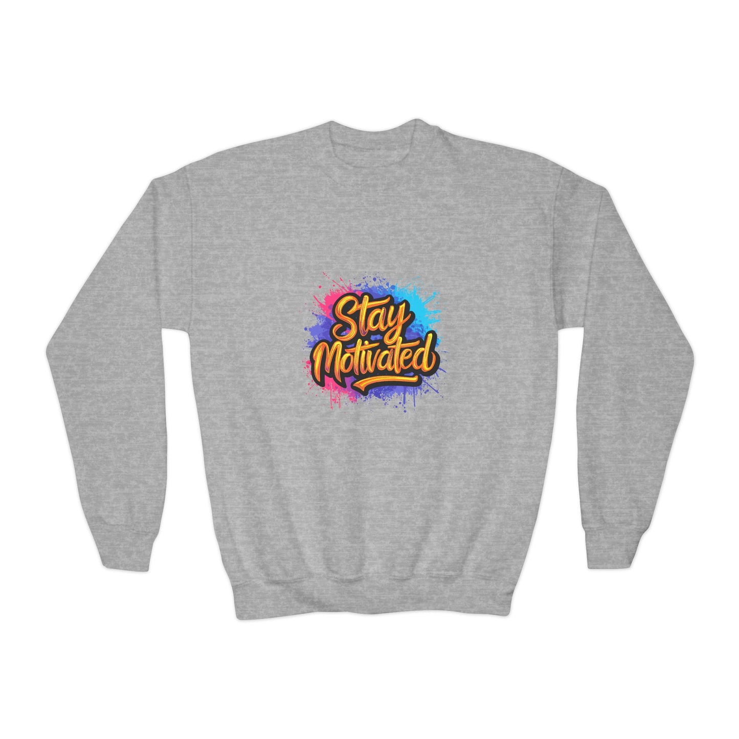 Stay Motivated Youth Crewneck Sweatshirt